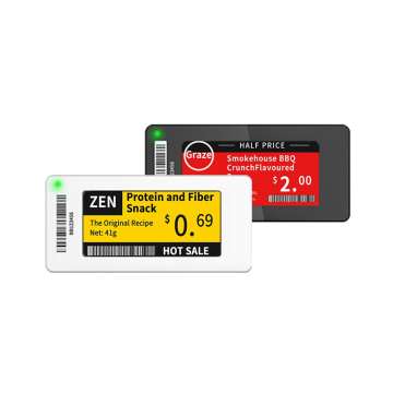 2.66인치 다국어 전자 선반 에지 라벨 슬림 시리즈