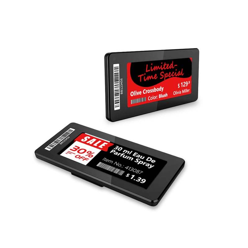 2.9인치 전자 선반 태그 슬림 시리즈