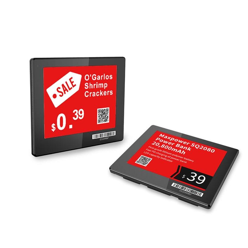 4.2인치 다국어 전자 선반 엣지 라벨 슬림 시리즈