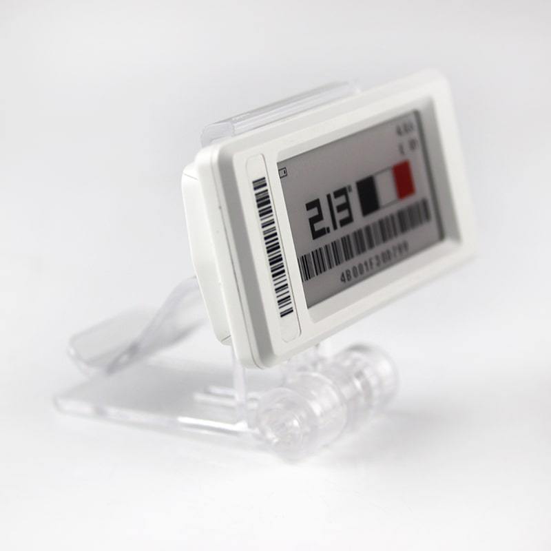 평평한 표면용 디지털 선반 라벨 수직 클립