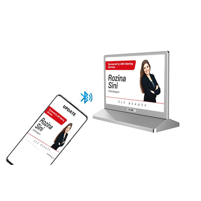 블루투스 전자 종이 회의 간판, APP 지원 Android 및 IOS 전화