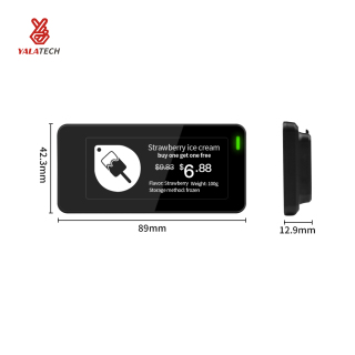2.9인치 다국어 냉동고 디지털 선반 라벨 방수